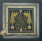 CARRIAGE HOUSE SAMPLINGS "1999 Christmas Sampler" Counted Cross Stitch Pattern, Chart, Sampler, Pattern Only