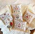 Lila's Studio "MARY JANE'S MOTIFS" Counted Cross Stitch Pattern, Chart, 5 Floral Motifs, Paper Pattern