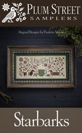 PLUM STREET SAMPLERS "Starbarks"  Counted Cross Stitch Pattern  Chart, Pattern Only