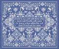 LONG DOG SAMPLERS "Leave a Kiss"  Counted Cross Stitch Pattern  Sampler, Chart, Pattern Only