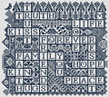LONG DOG SAMPLERS "Krozwyro"  Counted Cross Stitch Pattern  Sampler, Chart, Pattern Only