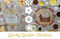 DARLING & WHIMSY DESIGNS "Quirky Quaker Chickens" Counted Cross Stitch Pattern, Lionel The Ladybug, Pattern Only
