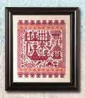 INK CIRCLES "The Red Ship of Lesser Commitment" Counted Cross Stitch  counted cross stitch patterns