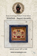 TERESA KOGUT Creative Whims "Rapid Growth"  Counted Cross Stitch Pattern  Early American Folk Art Collection, XS2349, Pattern Only