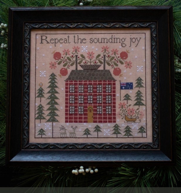 PLUM STREET SAMPLERs "This joyous Season"  Counted Cross Stitch Pattern  Winter, Pattern Only