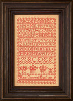 Hands Across the Sea Samplers "Mary Cornwall 1827" Counted Cross Stitch Pattern, A Reproduction Sampler, Printed Booklet, Pattern Only