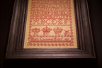 Hands Across the Sea Samplers "Mary Cornwall 1827" Counted Cross Stitch Pattern, A Reproduction Sampler, Printed Booklet, Pattern Only
