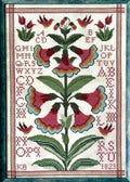 KATHY BARRICK "Fraktur Flowers" Counted Cross Stitch Pattern, Chart, Pattern Only