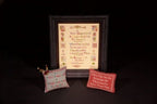 Hands Across The Sea Samplers  "Needlework of Oscar Topsfield 1904"  Reproduction Sampler  Counted Cross Stitch Pattern  Pattern Only