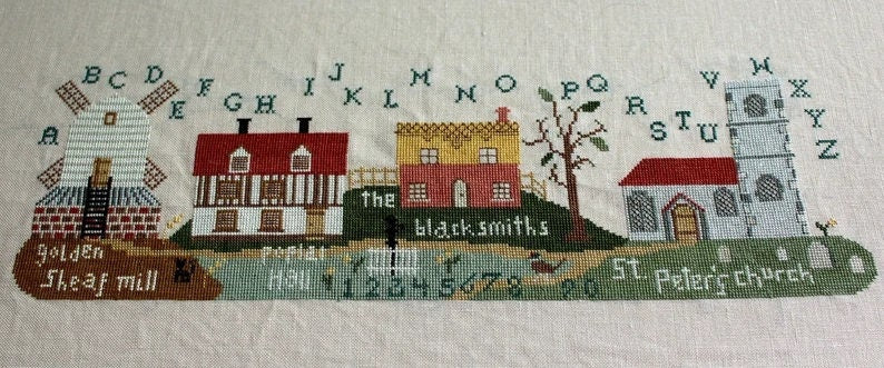 Cosford Rise Stitchery "Elmsett Sampler"  PDF/Digital Counted Cross Stitch Pattern  Charts  Patterns Only