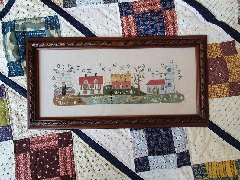 Cosford Rise Stitchery "Elmsett Sampler"  PDF/Digital Counted Cross Stitch Pattern  Charts  Patterns Only