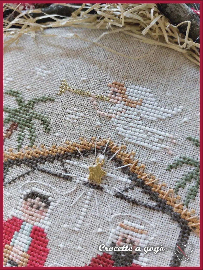 Crocette A Gogo  "Nativity Collection - 1"  Counted Cross Stitch Pattern  Christmas, Winter, Design by Dorigo Michela, Pattern Only