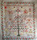 GIGI R DESIGNS "Isabella Fox, 1827" Counted Cross Stitch Pattern, Sampler, GigiR, Pattern Only