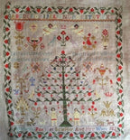 GIGI R DESIGNS "Isabella Fox, 1827" Counted Cross Stitch Pattern, Sampler, GigiR, Pattern Only