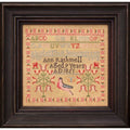 Hands Across The Sea Samplers  "Ann Rathmell, 1851"  Reproduction Sampler  Counted Cross Stitch Pattern, Printed Booklet