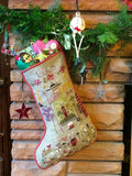 SHEPHERD'S BUSH PRINTWORKS "Lula's Stocking" Counted Cross Stitch Pattern, Chart,  Christmas, Sampler, Pattern Only