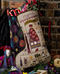 SHEPHERD'S BUSH PRINTWORKS "Roma's Stocking" Counted Cross Stitch Pattern, Christmas, Santa, Sampler, Pattern Only
