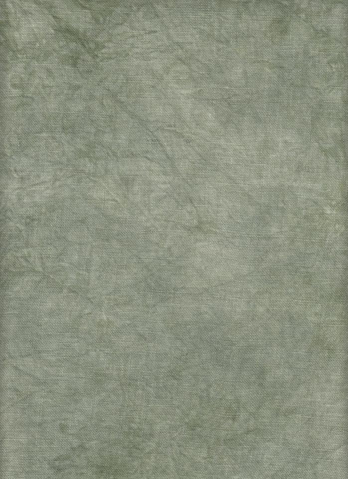 MOSS ~ 28 ct. Cashel Linen by Seraphim Fabrics ~ Hand Dyed Seraphim Fabrics by Laurie ~ 28 count ~ Zweigart Base