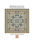 CAROLYN MANNING DESIGNS "Bee Buzz I Love You" Counted Cross Stitch Pattern, Chart, Floral, Pattern Only