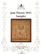 THE WISHING THORN "Jane Parson 1841"  Counted Cross Stitch Pattern  Chart, Sampler, Pattern Only