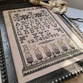 THE WISHING THORN "Night Thistle Sampler"  Counted Cross Stitch Pattern  Sampler, Chart, Pattern Only