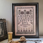 THE WISHING THORN "Night Thistle Sampler"  Counted Cross Stitch Pattern  Sampler, Chart, Pattern Only