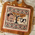 THE ARTSY HOUSEWIFE "Pink Barn" Counted Cross Stitch Pattern, Chart, Pattern Only