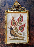 SCATTERED SEED SAMPLERS "Queen Esther's Pure Heart" Counted Cross Stitch Pattern, Chart, Pattern Only