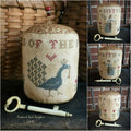 SCATTERED SEED SAMPLERS "Sisters of the Faith Pinkeep Drum" Counted Cross Stitch Pattern, PinKeep, Chart, Pattern Only