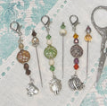 MY BIG TOE Designs "Mini Fob and Regal Pin Set  Needlework Marketplace 2023  Sheep  Pumpkin  Coffee Mug