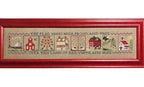 BLUE RIBBON DESIGNS "Americana Panorama"  Counted Cross Stitch Pattern  Summer, Chart, Paper Pattern