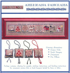BLUE RIBBON DESIGNS "Americana Panorama"  Counted Cross Stitch Pattern  Summer, Chart, Paper Pattern