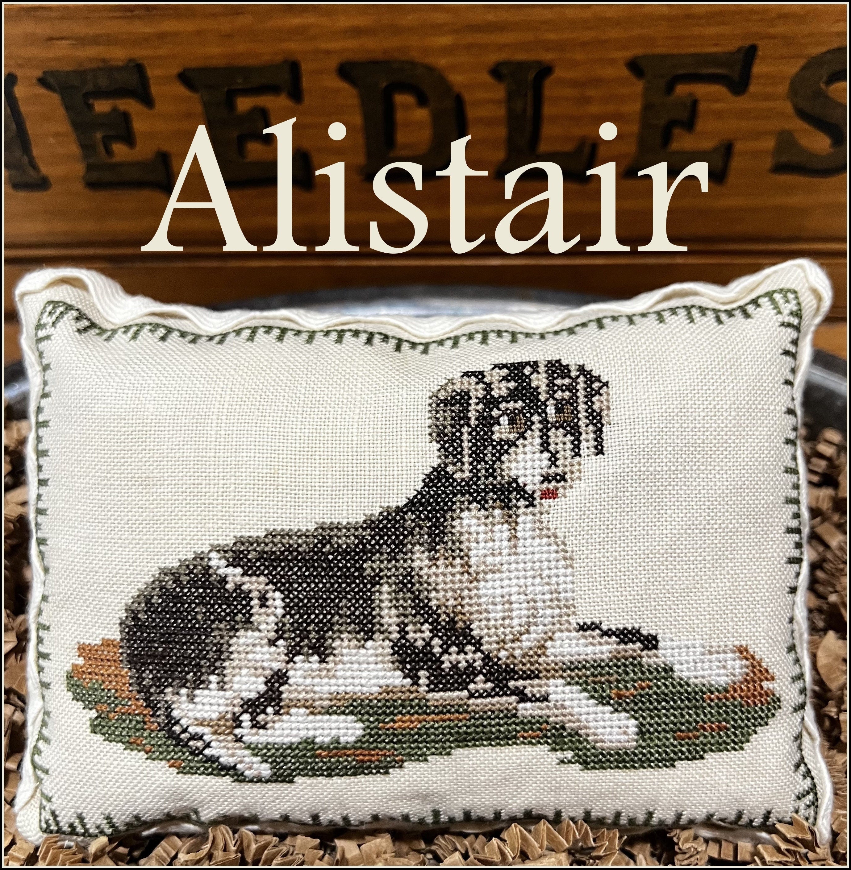 THE SCARLETT HOUSE "Alistair" Counted Cross Stitch Pattern, Sampler, Needlework Marketplace 2023 Release, Pattern Only