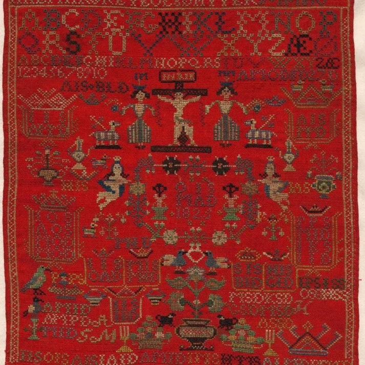 THE WISHING THORN "Ane Margrete Olsdatter"  Counted Cross Stitch Pattern  1810 Sampler, Cleveland Museum Sampler, Chart, Pattern Only