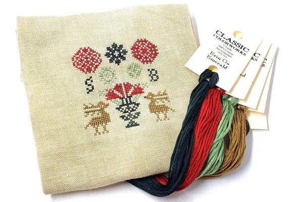 Stitchybox Samplers "Rudolph's Garden (Sampler Spots #1)" Counted Cross Stitch Pattern, Chart, Reproduction Sampler, Pattern Only