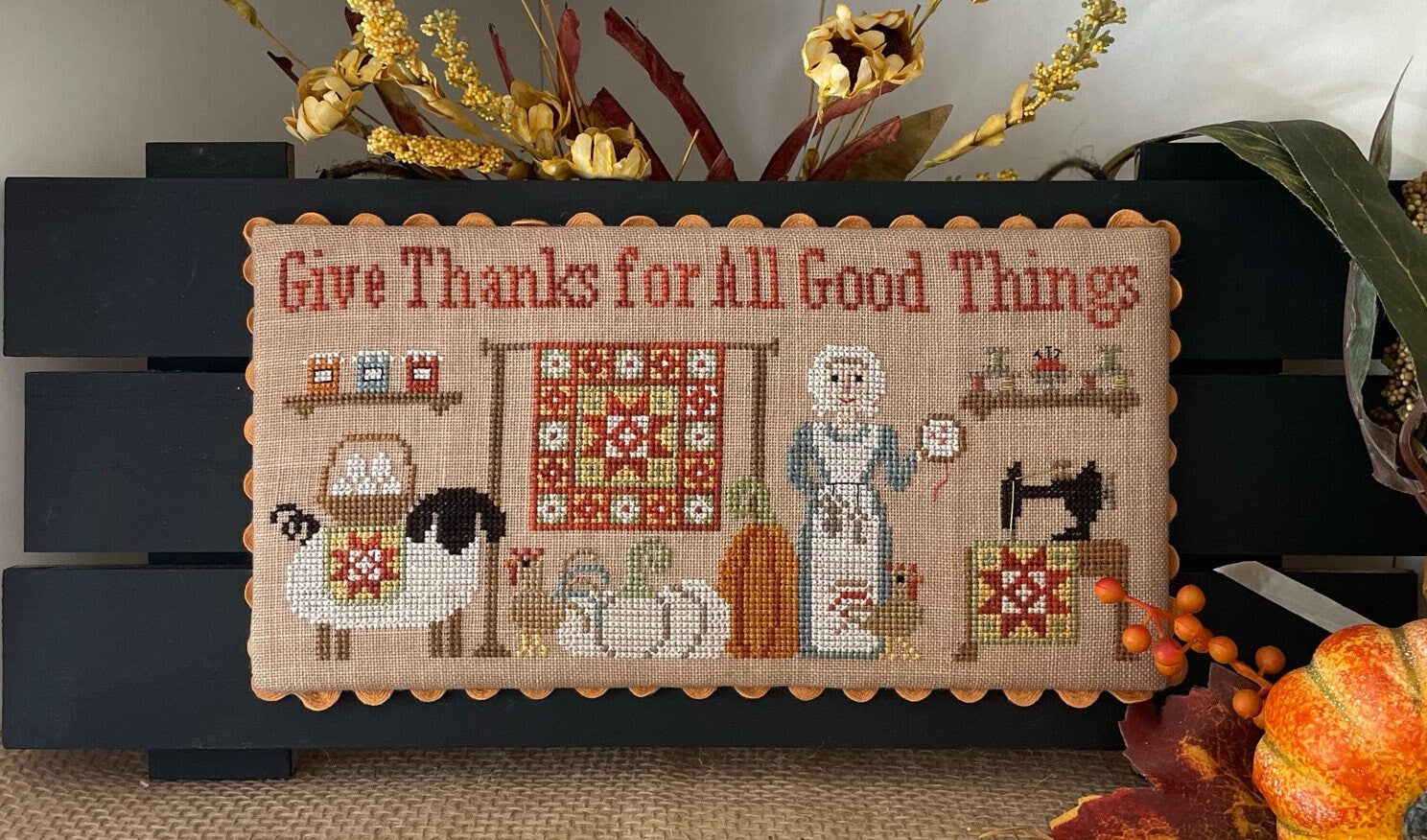 MANI DI DONNA "All Good Things" Counted Cross Stitch Pattern, Fall, Chart, Pattern Only