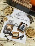 STACY NASH DESIGNS "Merry Hallowe'en Pinkeeps" Counted Cross Stitch Pattern, Halloween, 3 Patterns, Needlework Market 2023, Pattern Only
