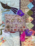 Pansy Patch Quilts and Stitchery "Wisteria House" Counted Cross Stitch Pattern, Chart 1 of 9 in Series, Needlework Marketplace 2023