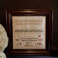 THE WISHING THORN "Jane Moore Sampler 1825"  Counted Cross Stitch Pattern  American Sampler, Chart, Pattern Only
