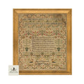 THE WISHING THORN "Harriet Charlesworth 1822 Sampler"  Counted Cross Stitch Pattern  19th-Century Sampler, Chart, Pattern Only