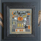 KATHY BARRICK "Haunted" Counted Cross Stitch Pattern, 2 Sampler Patterns, Needlework Marketplace 2023 Release, Halloween, Pattern Only
