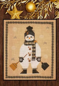 TWIN PEAK PRIMITIVES "Twin Peak Snowman 2023" Counted Cross Stitch Pattern, Winter, Christmas, Needlework Marketplace 2023, Pattern Only