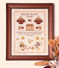 SAMPLERS And PRIMITIVES "The Thanksgiving Sampler" Counted Cross Stitch Pattern, Chart, Needlework Marketplace 2023 Release, Pattern Only