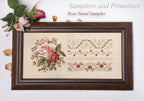 SAMPLERS And PRIMITIVES "The Rose Band Sampler" Counted Cross Stitch Pattern, Chart, Needlework Marketplace 2023 Release, Pattern Only