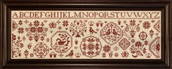WITH My NEEDLE "Quaker Sampling III" Counted Cross Stitch Pattern, Sampler, Chart, Pattern Only