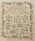 Reflets de Soie ~ LR 1844 ~ Counted Cross Stitch Pattern, Chart, Antique French Sampler Reproduction, Pattern Only