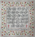 Reflets de Soie ~ Pauline Combet 1900 ~ Counted Cross Stitch Pattern, Chart, Antique French Sampler Reproduction, Pattern Only