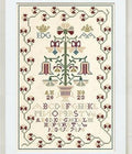 MODERN FOLK EMBROIDERY "A Small Floral Alphabet Sampler" Counted Cross Stitch Pattern, Dutch Sampler, 3rd in a Series of 3, Pattern Only
