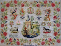 Reflets de Soie ~ Albertine Bourgonnie 1907 ~ Counted Cross Stitch Pattern, Chart, Antique French Sampler Reproduction, Pattern Only