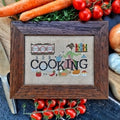 PUNTINI PUNTINI "When I think of Cooking" Counted Cross Stitch, Chart, Pattern Only
